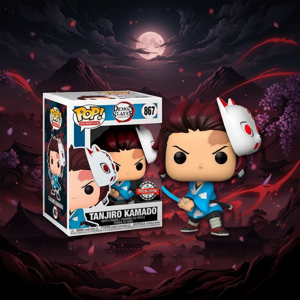 Funko Pop Demon Slayer: Tanjiro Kamado with Mask 867 Special Edition - Ghostgamer.pe
