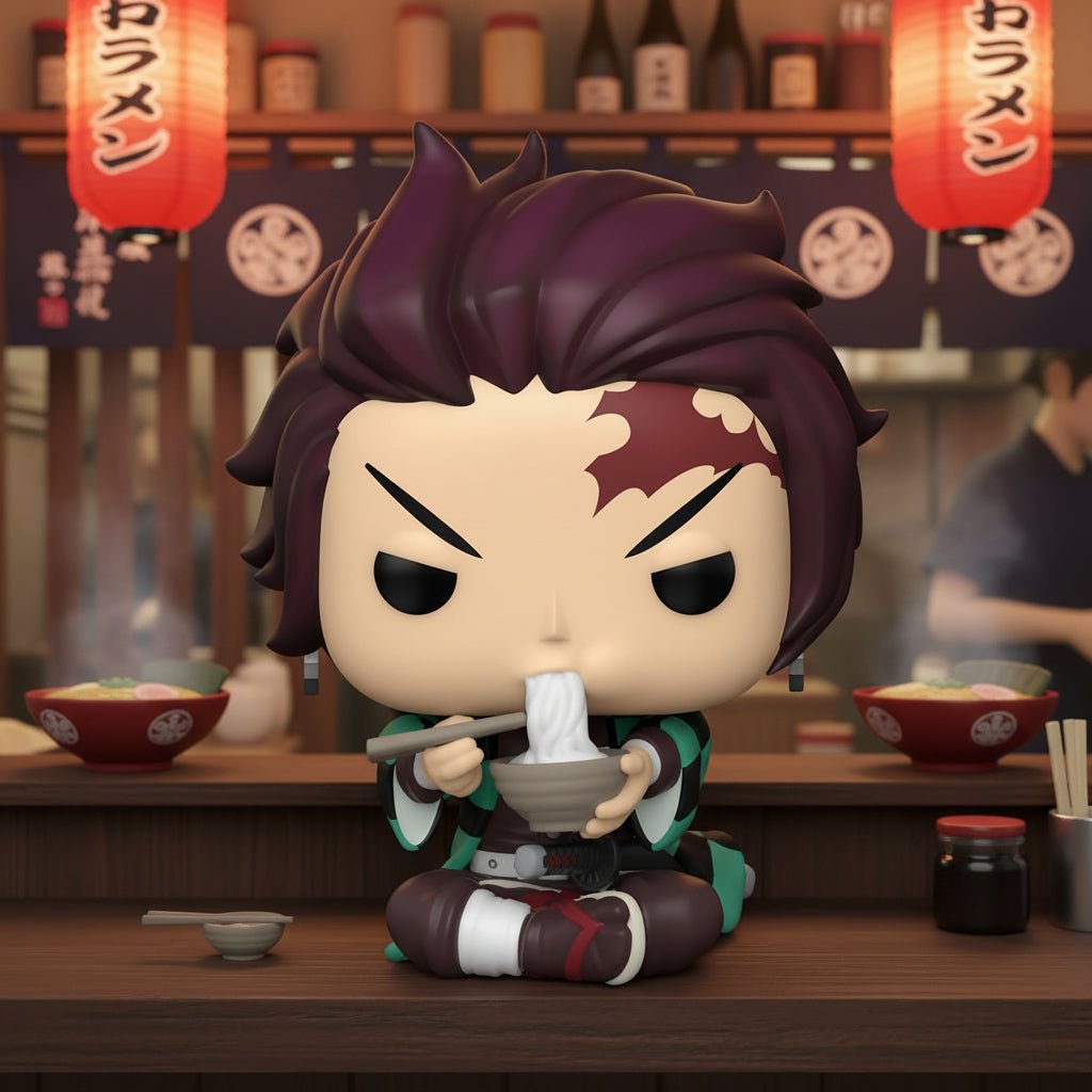 Funko Pop Demon Slayer: Tanjiro with Noodles - Ghostgamer.pe