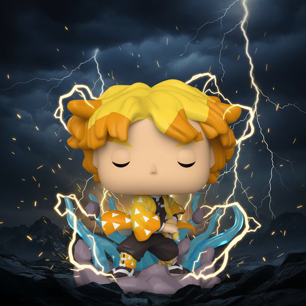 Funko Pop Demon Slayer: Zenitsu Agatsuma Funimation Exclusive 2021 987 - Ghostgamer.pe