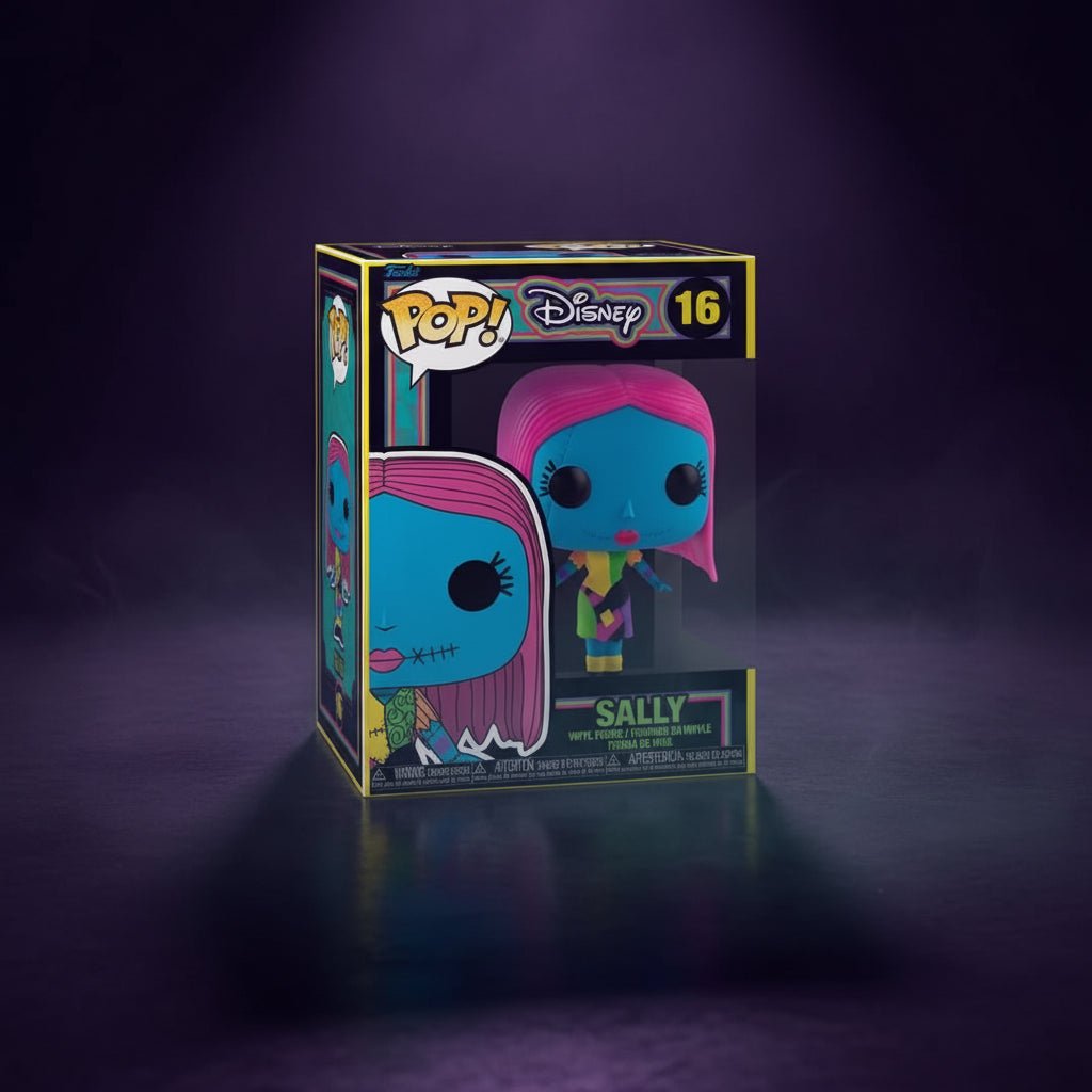 Funko Pop! Disney: The Nightmare Before Christmas BLKLT - Sally - Ghostgamer.pe
