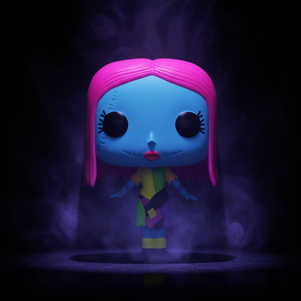 Funko Pop! Disney: The Nightmare Before Christmas BLKLT - Sally - Ghostgamer.pe