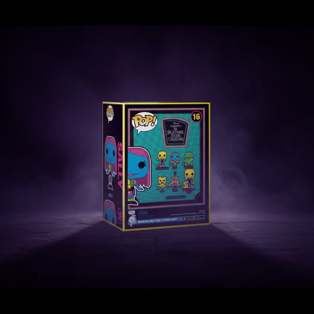 Funko Pop! Disney: The Nightmare Before Christmas BLKLT - Sally - Ghostgamer.pe