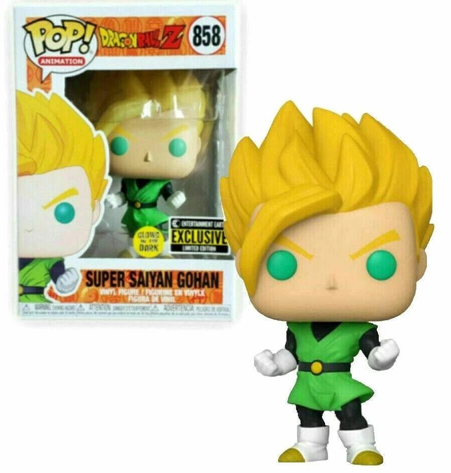 Funko Pop! Dragon Ball Z – Super Saiyan Gohan 858 GITD - Ghostgamer.pe