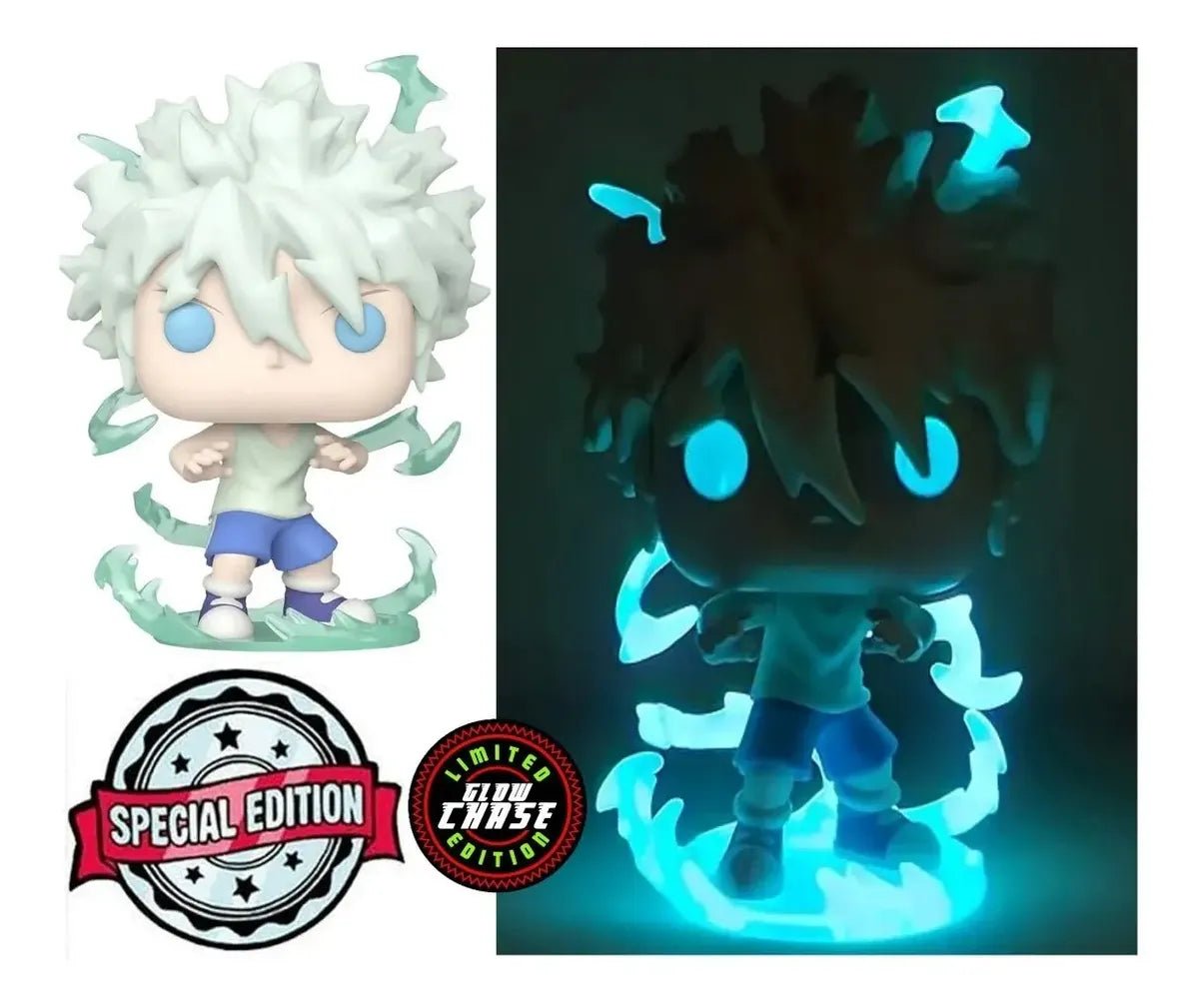 Funko Pop! Hunter x Hunter – Killua Zoldyck Godspeed 1106 (Special Edition + Chase GITD) - Ghostgamer.pe