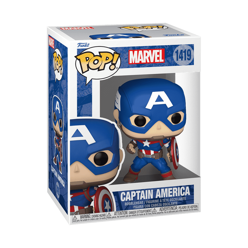 Funko Pop Marvel: New Classic Captain America 1419 - Ghostgamer.pe