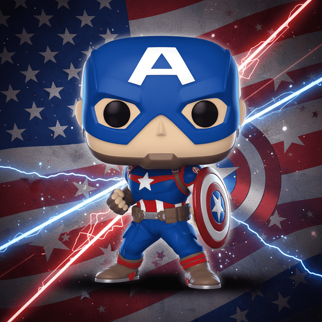 Funko Pop Marvel: New Classic Captain America 1419 - Ghostgamer.pe