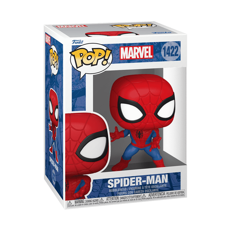 Funko Pop Marvel: New Classic Spider-Man Traje Rojo y Azul - Ghostgamer.pe