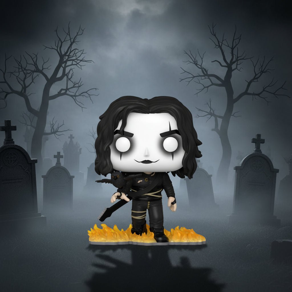 Funko Pop Movies: The Crow – Eric Draven with Crow 1429 - Ghostgamer.pe