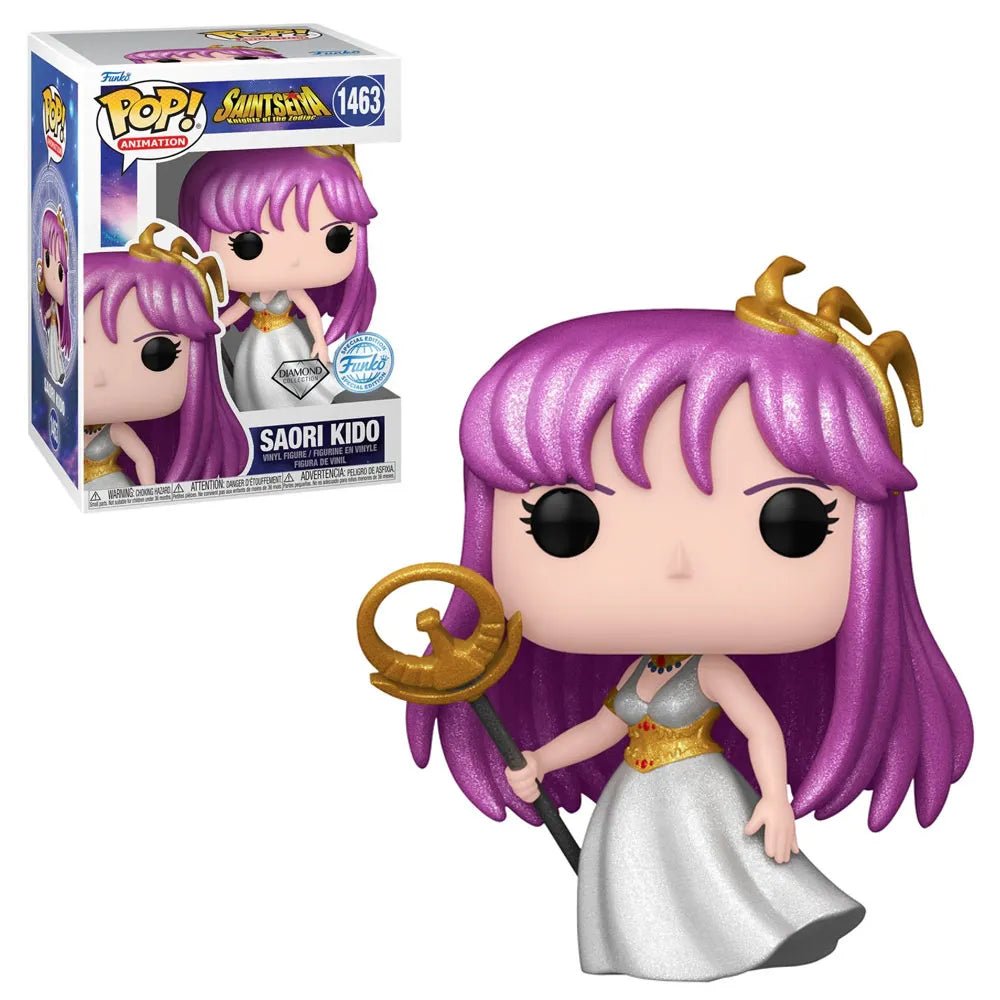 Funko Pop! Saint Seiya – Saori Kido Diamond 1463 (Special Edition) - Ghostgamer.pe