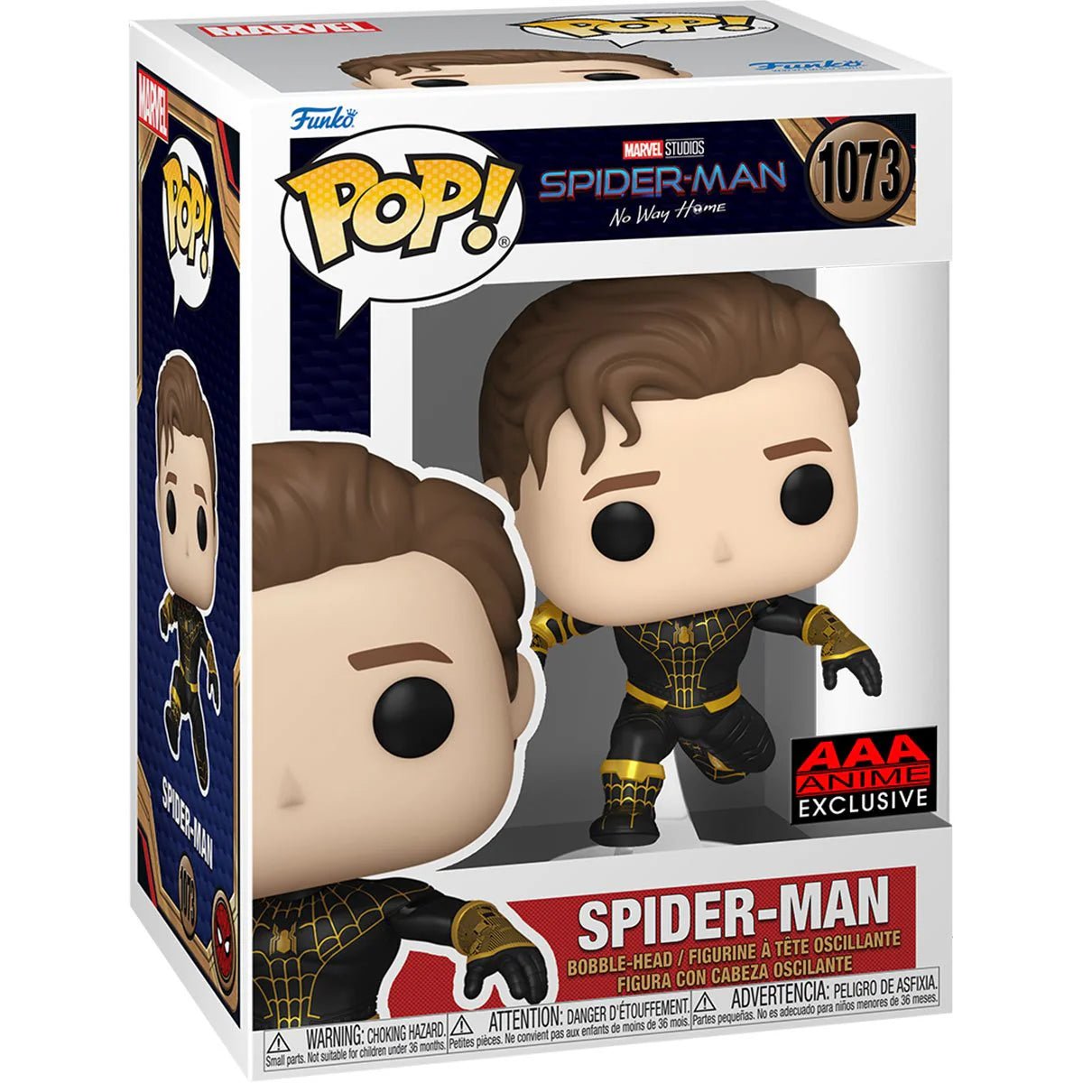 Funko Pop! Spider-Man: No Way Home – Unmasked Black Suit AAA Exclusive - Ghostgamer.pe