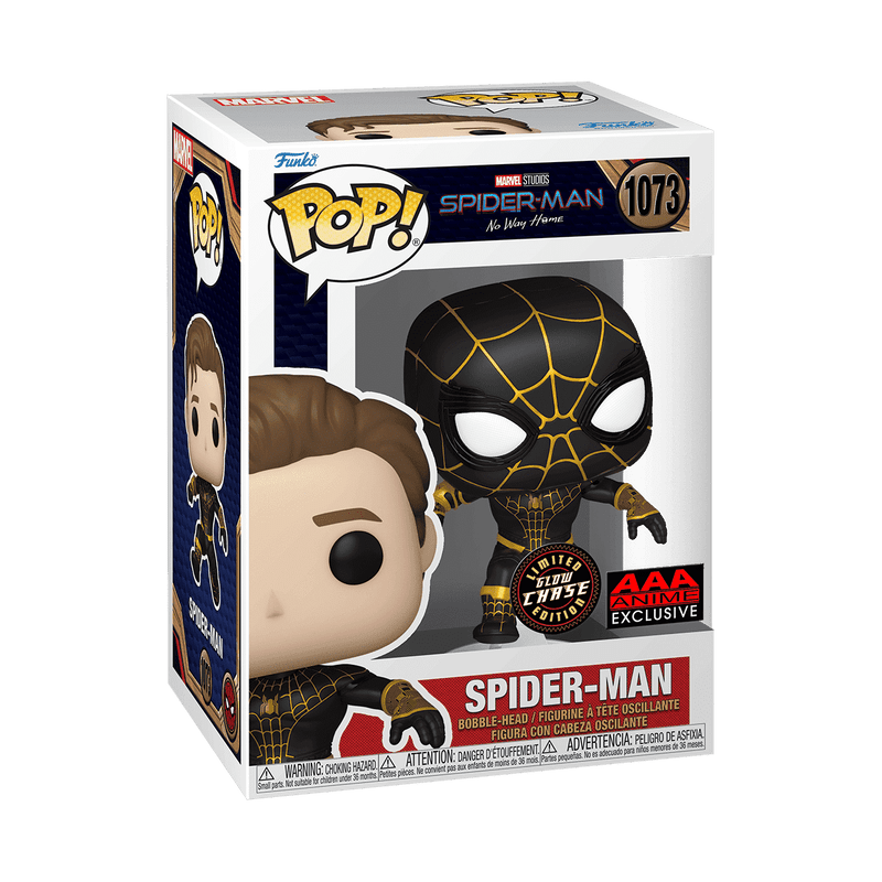 Funko Pop! Spider-Man: No Way Home – Unmasked Black Suit AAA Exclusive - Ghostgamer.pe