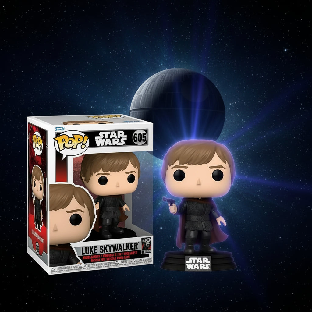 Funko Pop! Luke Skywalker (Negro) #605 - Star Wars