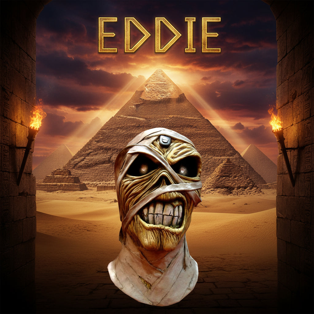 Iron Maiden Eddie – Powerslave Mummy Mask - Ghostgamer.pe