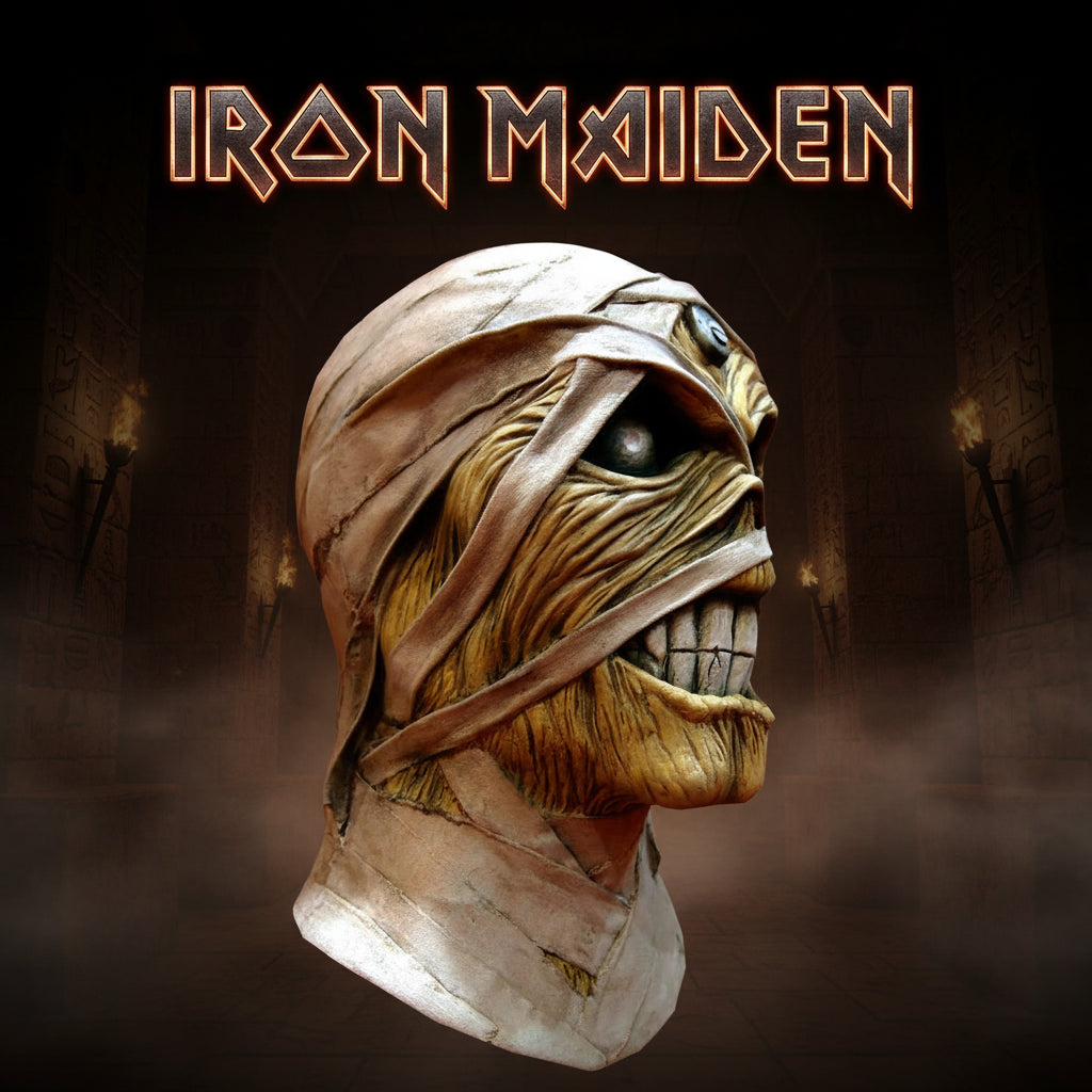 Iron Maiden Eddie – Powerslave Mummy Mask - Ghostgamer.pe