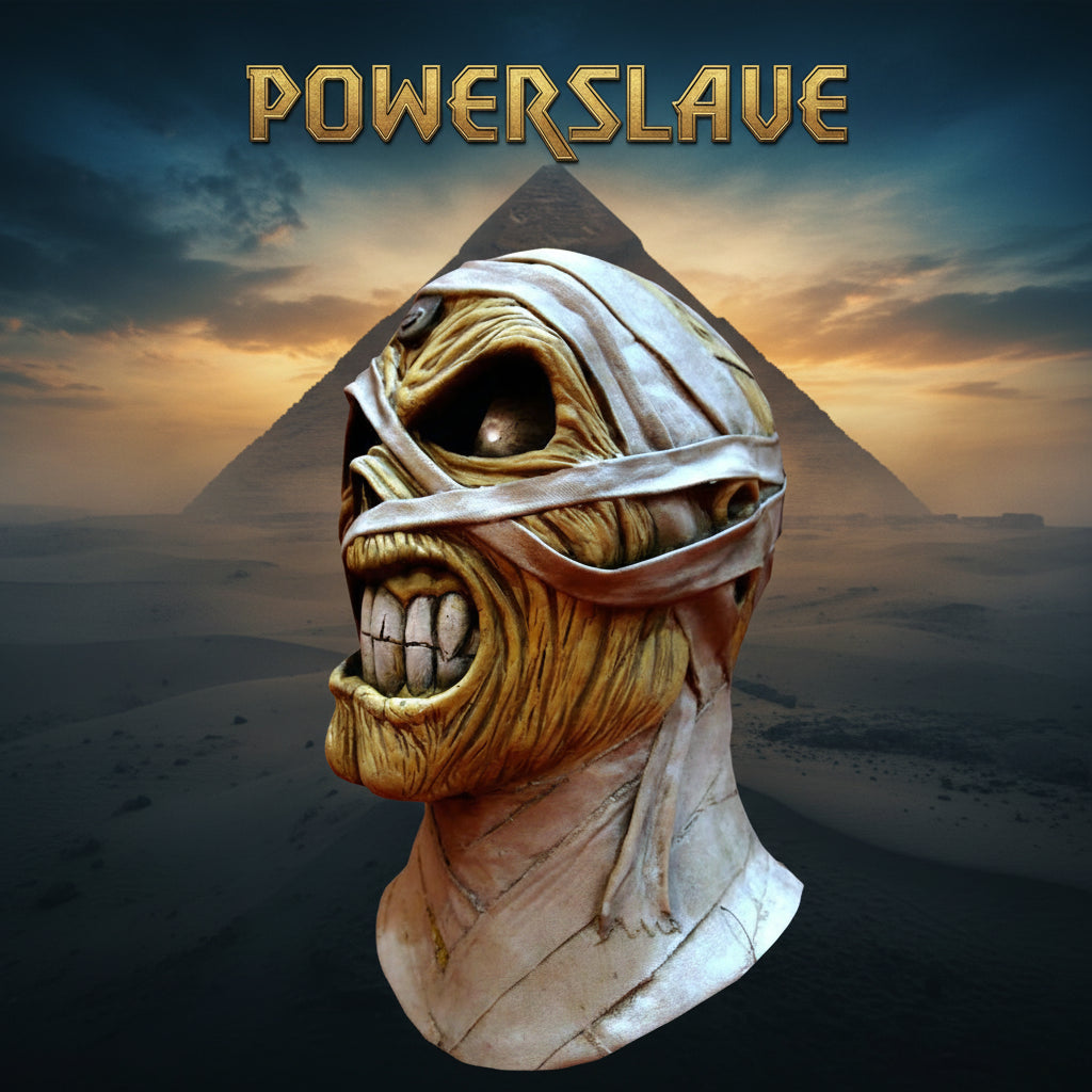 Iron Maiden Eddie – Powerslave Mummy Mask - Ghostgamer.pe