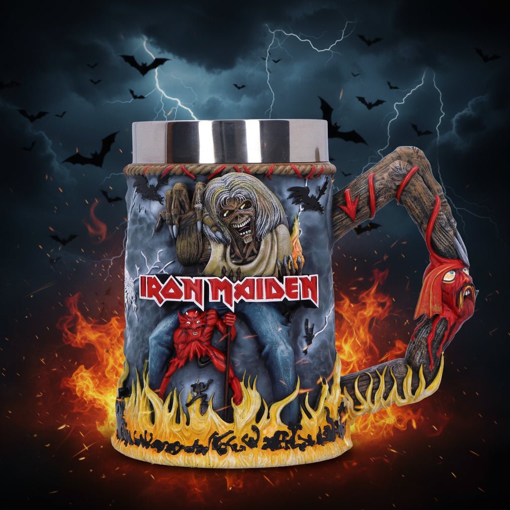 Iron Maiden The Number of the Beast Tankard 16cm – Nemesis Now - Ghostgamer.pe