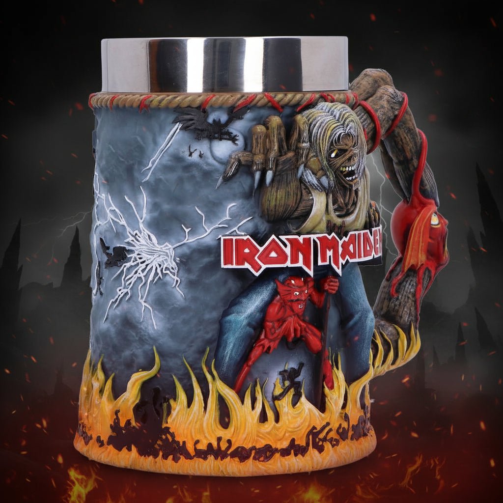 Iron Maiden The Number of the Beast Tankard 16cm – Nemesis Now - Ghostgamer.pe