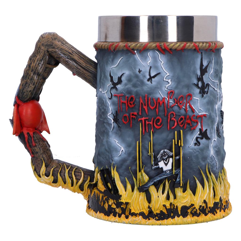 Iron Maiden The Number of the Beast Tankard 16cm – Nemesis Now - Ghostgamer.pe