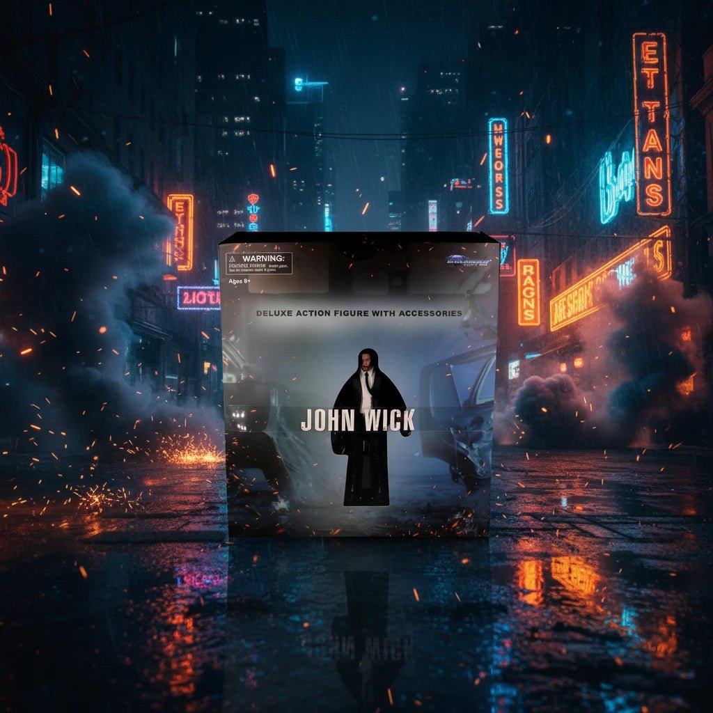 John Wick Deluxe Box Set Figura Premium de Colección - Ghostgamer.pe