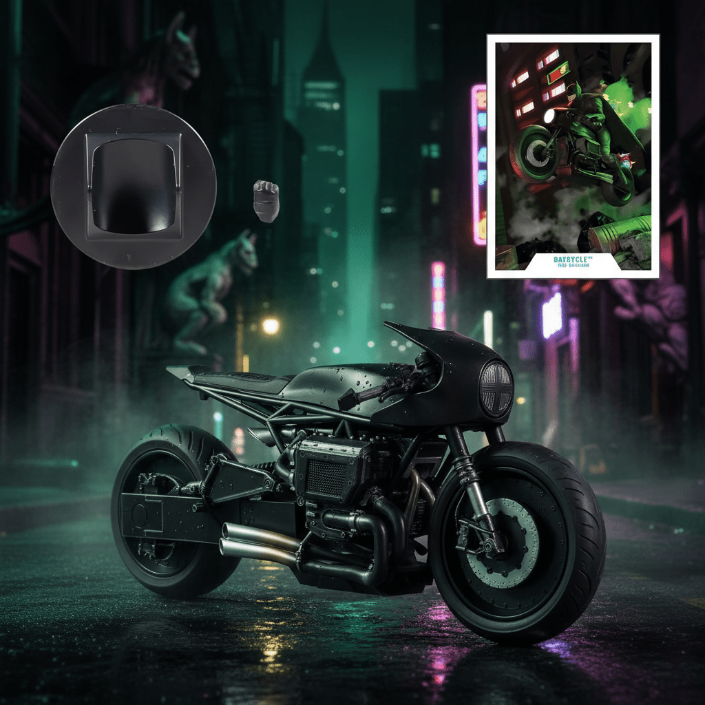 McFarlane - DC Multiverse - Batcycle Batman (The Batman) - Ghostgamer.pe