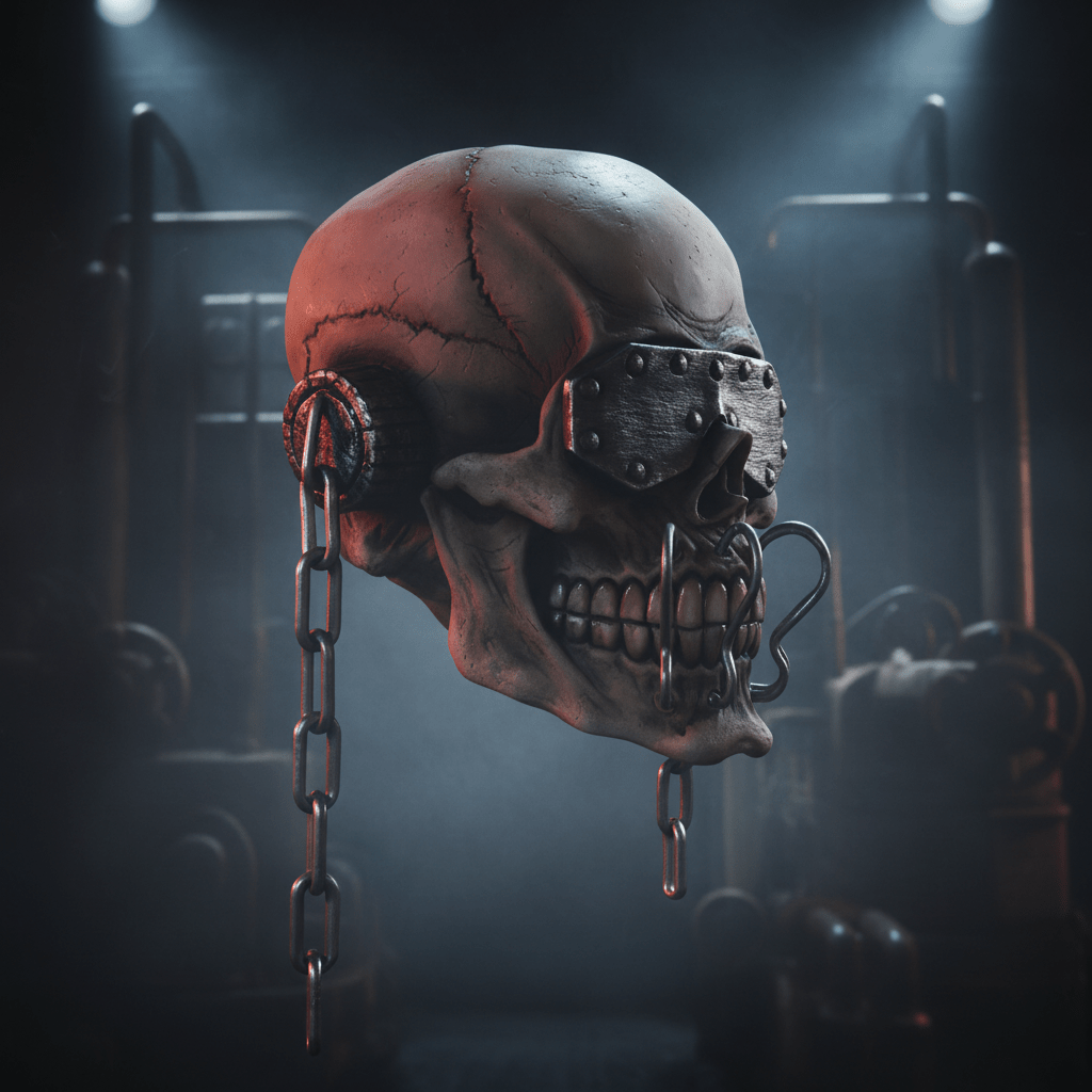 Megadeth Vic Rattlehead Mask-Trick or Treat - Ghostgamer.pe