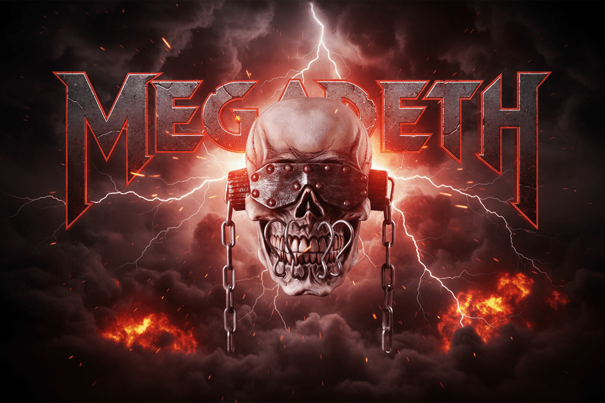 Megadeth Vic Rattlehead Mask-Trick or Treat - Ghostgamer.pe
