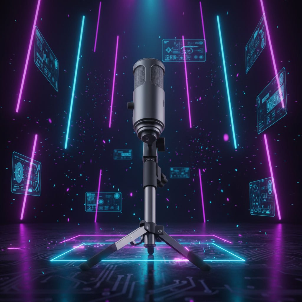 Micrófono Streaming VSG Omkara – USB Tipo-C con Trípode y Filtro Anti-Pop - Ghostgamer.pe