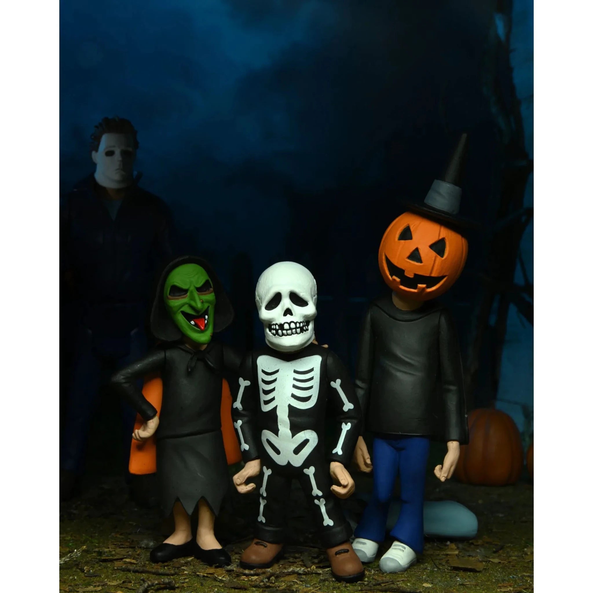 NECA Halloween III Toony Terrors Trick or Treaters Kids 3 - Pack Figuras Coleccionables 6" - Ghostgamer.pe