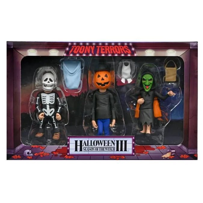 NECA Halloween III Toony Terrors Trick or Treaters Kids 3 - Pack Figuras Coleccionables 6" - Ghostgamer.pe