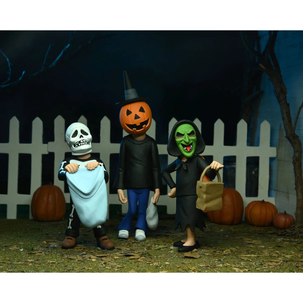 NECA Halloween III Toony Terrors Trick or Treaters Kids 3 - Pack Figuras Coleccionables 6" - Ghostgamer.pe