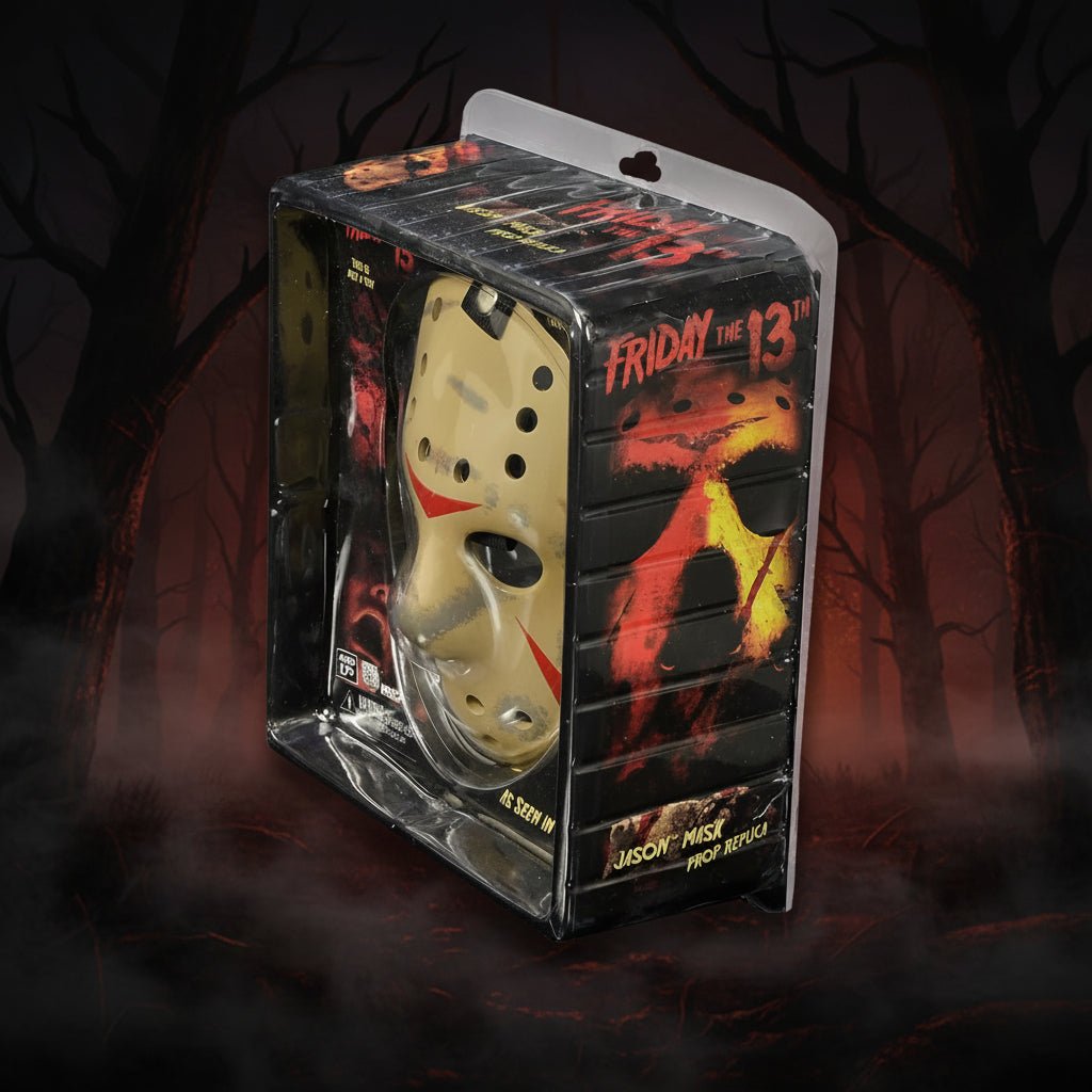 NECA Viernes 13 Parte 3 – Réplica Máscara de Jason – Prop de Resina Pintada a Mano - Ghostgamer.pe
