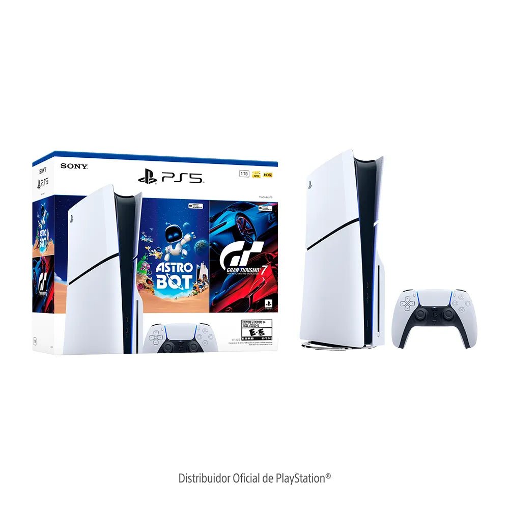 Paquete de Consola PlayStation 5 Slim Estándar con ASTRO BOT y Gran Turismo 7 - Ghostgamer.pe