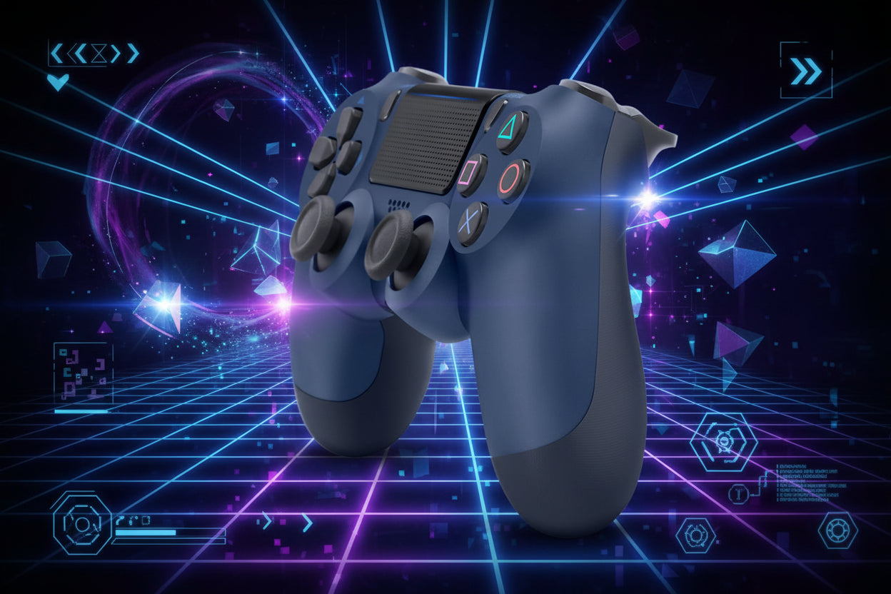 Control Inalámbrico Sony DualShock 4 – Midnight Blue (Azul)