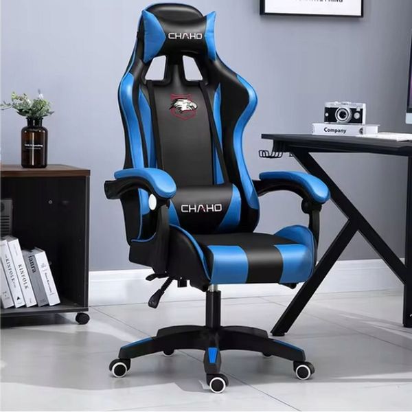 Silla Gamer Chaho 919 Negro/Azul con Brazos 3D y Reclinable 135° - Ghostgamer.pe