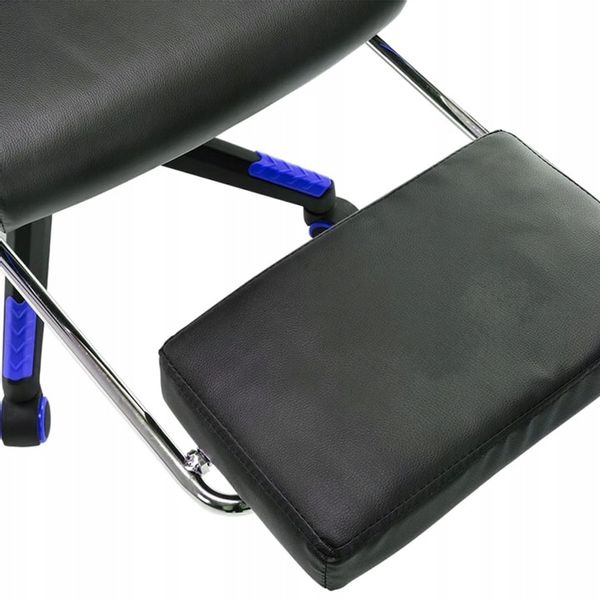 Silla Gamer Chaho 919 Negro/Azul con Brazos 3D y Reclinable 135° - Ghostgamer.pe