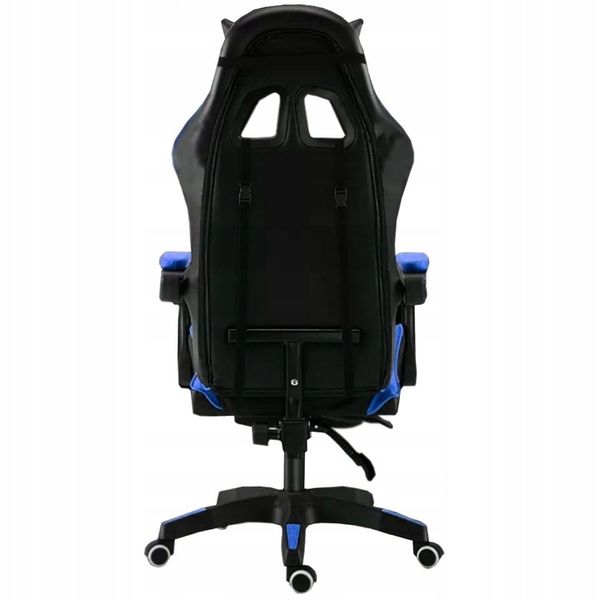 Silla Gamer Chaho 919 Negro/Azul con Brazos 3D y Reclinable 135° - Ghostgamer.pe