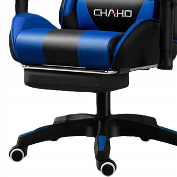 Silla Gamer Chaho 919 Negro/Azul con Brazos 3D y Reclinable 135° - Ghostgamer.pe