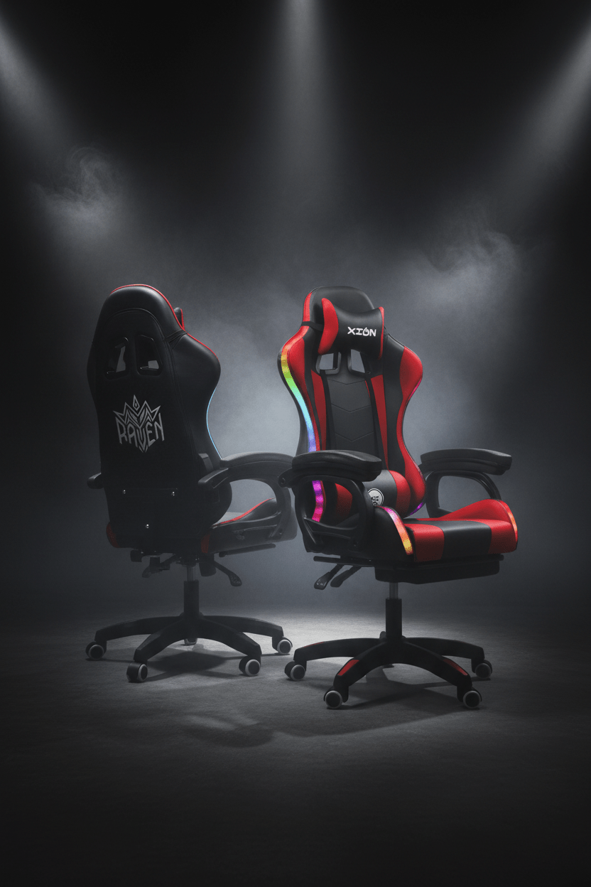 Silla Gamer XION RAVEN RGB - Ghostgamer.pe
