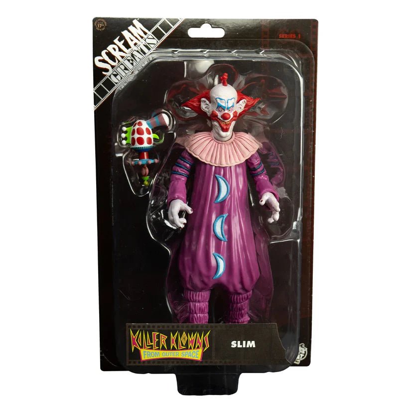Slim Payasos Asesinos del Espacio Exterior Figura de Terror 8" - Ghostgamer.pe