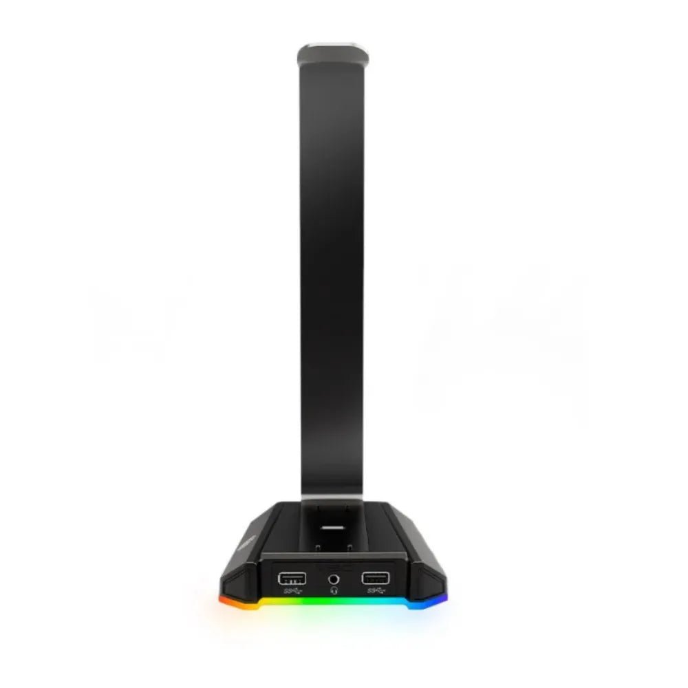 Soporte para Audífonos Atlas VSG – Aluminio con RGB y Puertos USB - Ghostgamer.pe