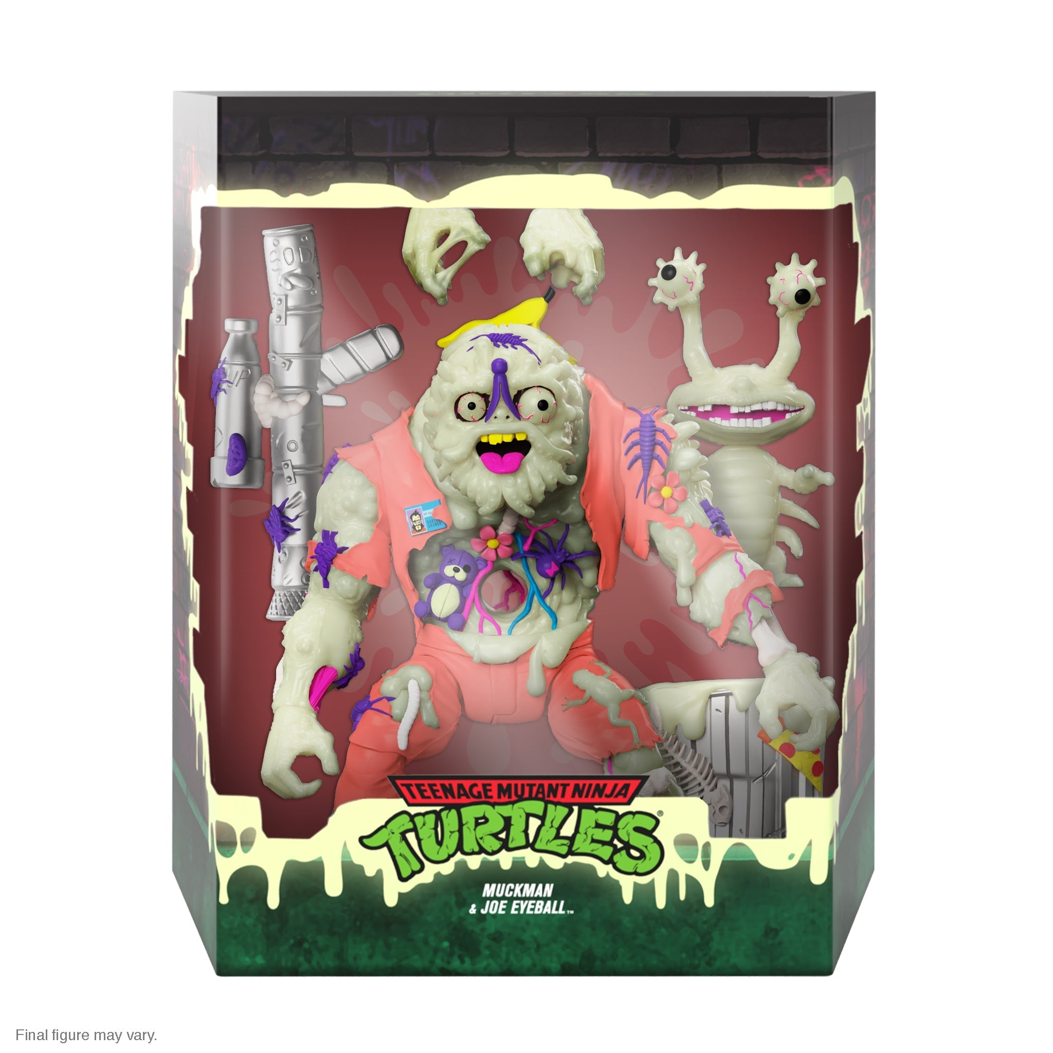 Teenage Mutant Ninja Turtles Ultimates Muckman & Joe Eyeball Glow in the Dark Exclusivo NYCC 2022 - Ghostgamer.pe