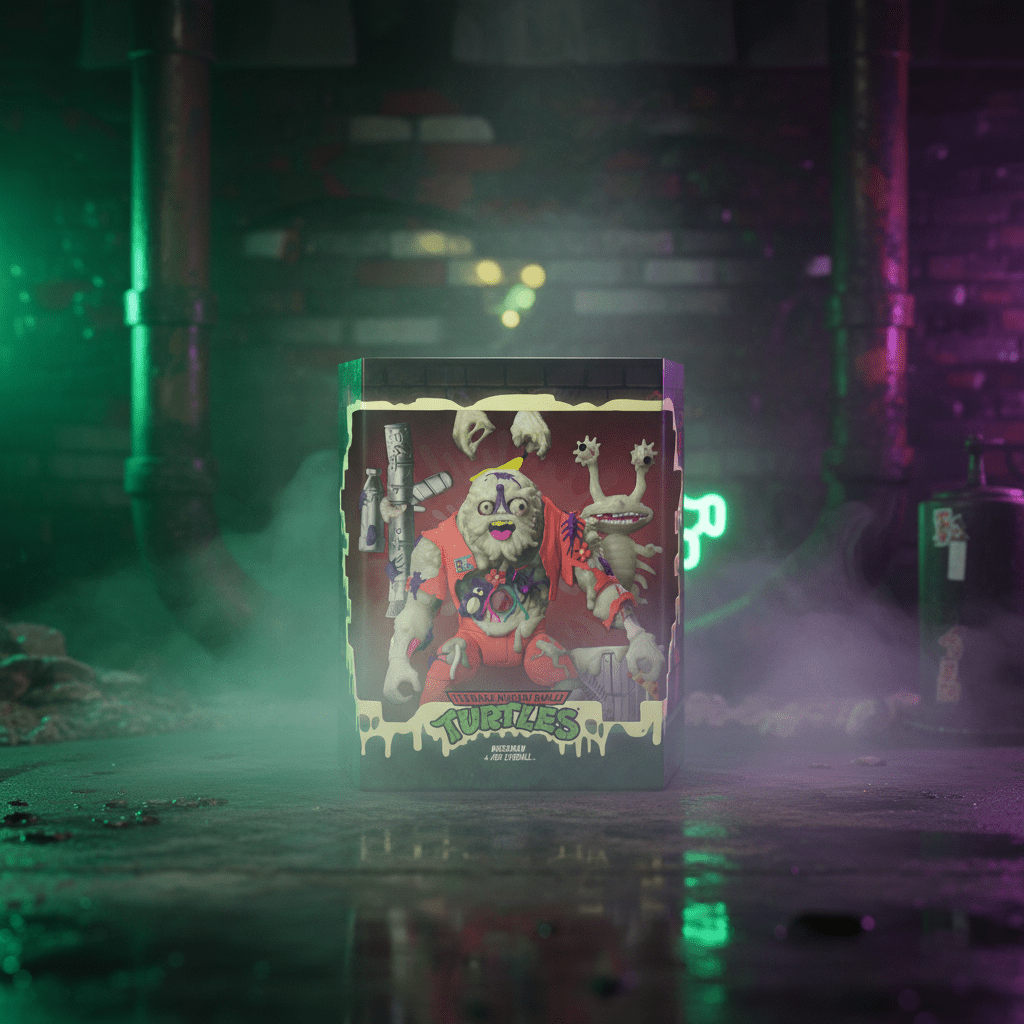 Teenage Mutant Ninja Turtles Ultimates Muckman & Joe Eyeball Glow in the Dark Exclusivo NYCC 2022 - Ghostgamer.pe