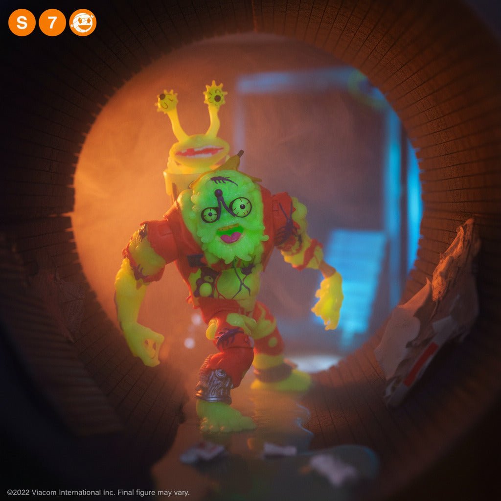 Teenage Mutant Ninja Turtles Ultimates Muckman & Joe Eyeball Glow in the Dark Exclusivo NYCC 2022 - Ghostgamer.pe