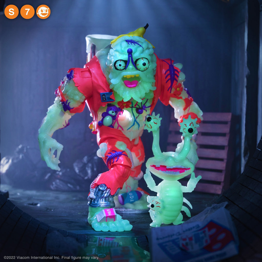 Teenage Mutant Ninja Turtles Ultimates Muckman & Joe Eyeball Glow in the Dark Exclusivo NYCC 2022 - Ghostgamer.pe