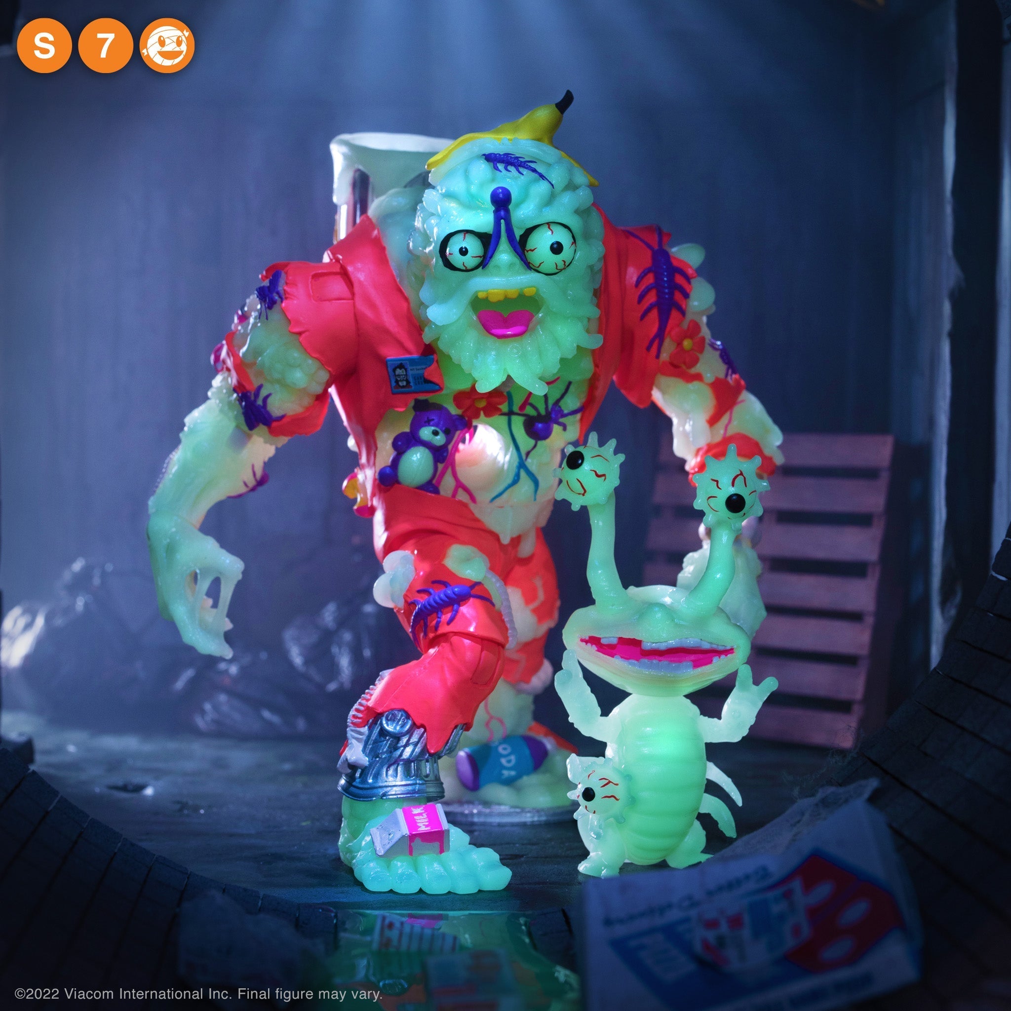 Teenage Mutant Ninja Turtles Ultimates Muckman & Joe Eyeball Glow in the Dark Exclusivo NYCC 2022 - Ghostgamer.pe