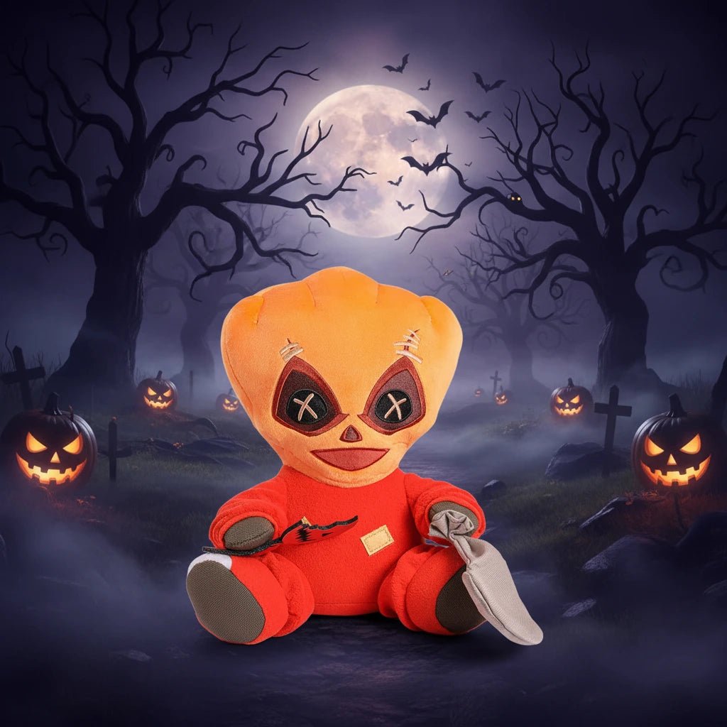 Trick 'r Treat Sam Muñeco de Peluche Gigante 18" – Coleccionable de Terror - Ghostgamer.pe