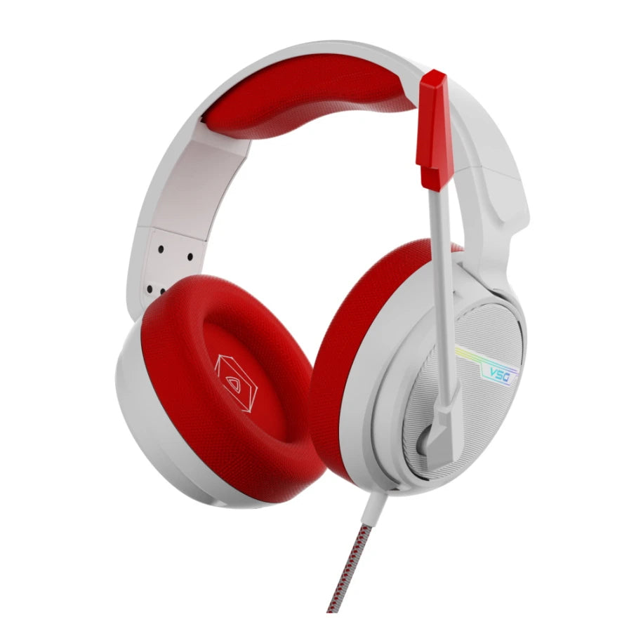 Audífono VSG Pentagon Stereo Sound – Rojo USB 2.0